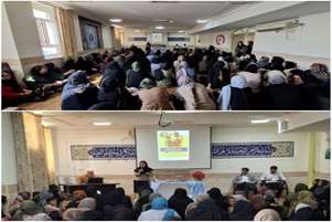 برگزاری جلسه آموزشی دهان و دندان ویژه والدین در مدرسه احمدزاده شهرستان سروستان