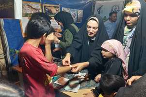 برپایی موکب سلامت به مناسبت دهه ولایت و عید غدیر خم در سروستان