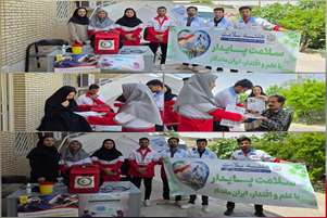  برپایی میز خدمت سلامت در سروستان به مناسبت هفته ملی سلامت، هفته ملی جمعیت و هفته کنترل فشار خون