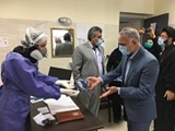 تقدیر فرماندار و مسئولان شهرستان سروستان از مدافعان سلامت مرکز خدمات جامع سلامت شهری به مناسبت هفته سلامت