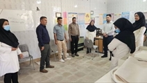 بازدید سرپرست شبکه بهداشت و درمان سروستان از مهمان‌شهر شهید بهشتی