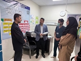 بازدید رئیس قطب بهداشت و درمان سروستان از بیمارستان و شبکه بهداشت و درمان کوار