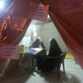 برگزاری دوره‌های آموزشی حضوری و گروهی مداخلات روانشناختی در بحران در موکب شبانه شبکه بهداشت و درمان سروستان
