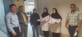  تقدیر سرپرست شبکه بهداشت و درمان شهرستان سروستان از همکاران علوم آزمایشگاهی