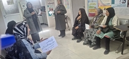 برگزاری کلاس آموزشی پیشگیری از سرطان در خانه بهداشت سیف‌آباد